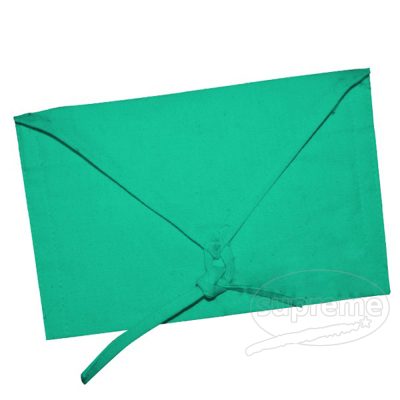 reusable green colored envelopes with logo