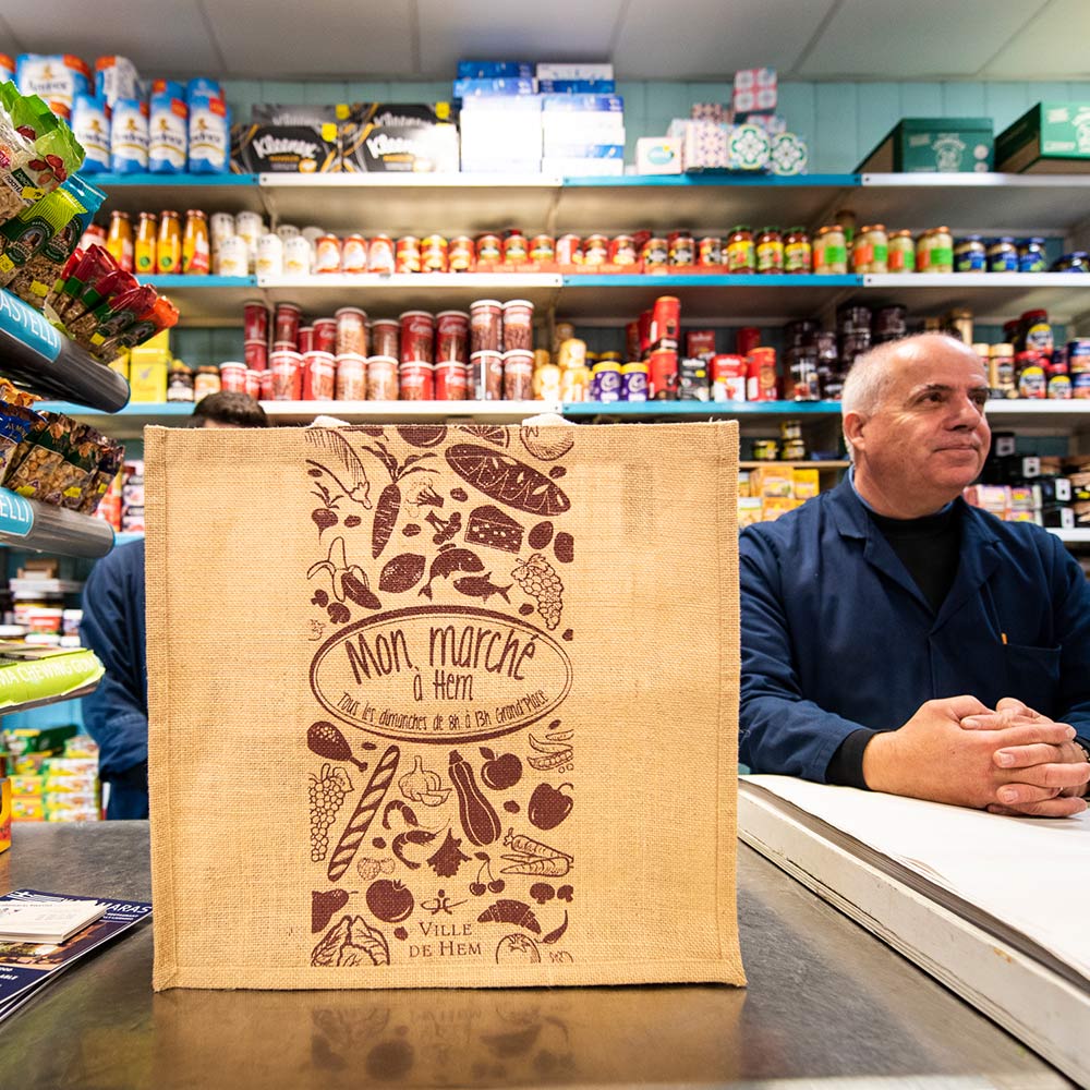 jute market shopper bag manufactured from eco-friendly manufacturer