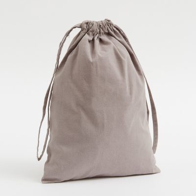 dyed cotton self-fabric looped cords top stitched - Drawstring bags at any size from Ethical supplier of UK