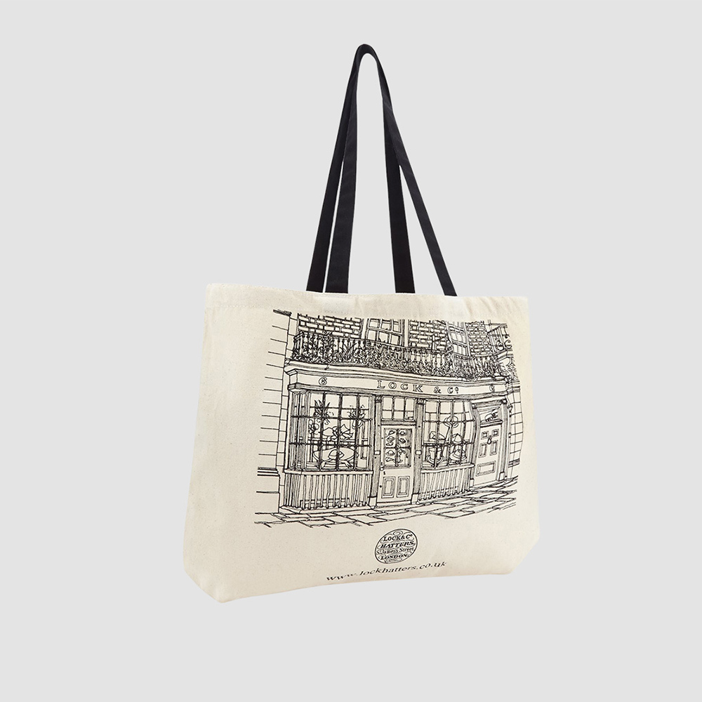 extra large tote bag with contrasted handle from Ethical bags Manufacturer
