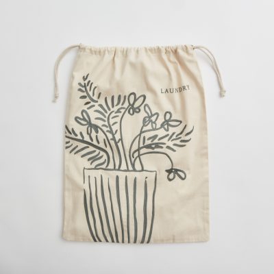 bolsa grande de algodón con cordón de supreme creations