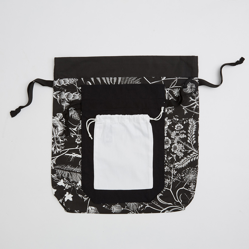luxury drawstring bags in sateen cotton an alternative to silk - Direct from Manufacturer