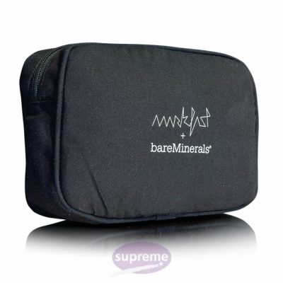 black rigid medium cosmetic bag