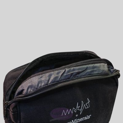 black zippered cosmetic bags uk