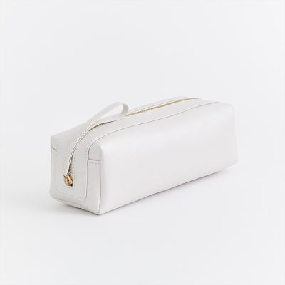 bolso largo de cuero vegano blanco al por mayor