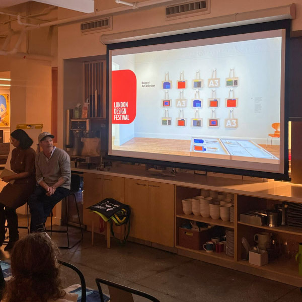 Evento Bags of ethics en el estudio Pentagram de New York