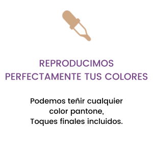 Supreme Creations - Podemos teñir cualquier color pantone, Toques finales incluidos