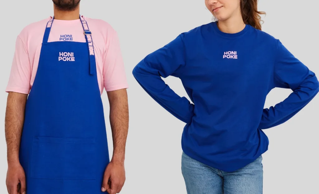 Honi-Poke-Mercancía-y-uniformes-de-los-empleados