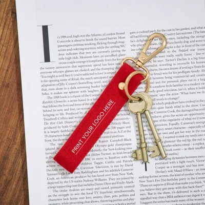 Llaveros de Lona Personalizados | 12.5 x 2.5 cm