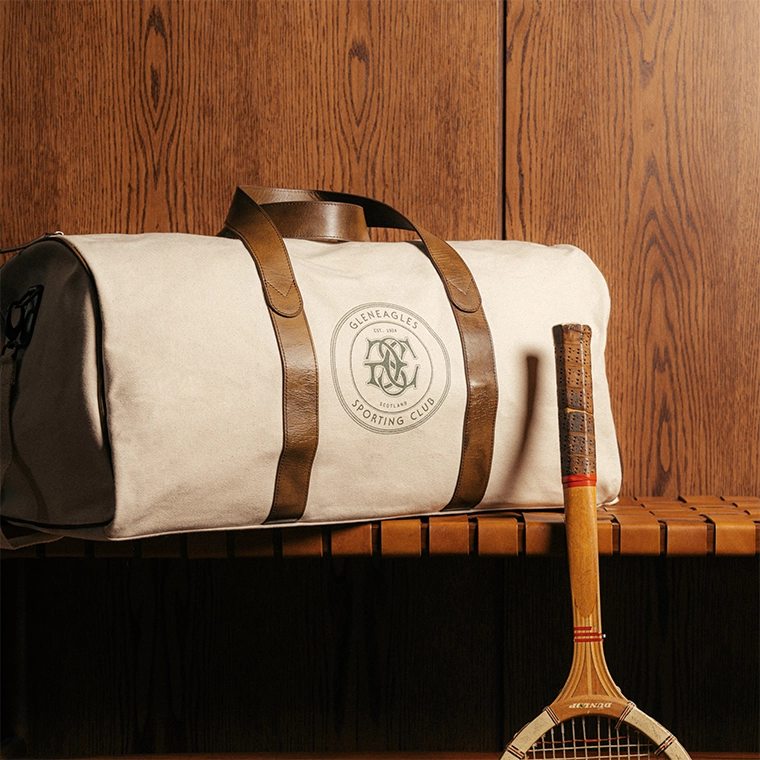 Bolsas deportivas de lona y cuero Gleneagles